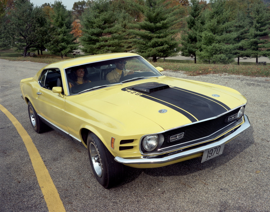 After the bold 1969 redesign, Ford scaled back the Mustang's muscles for the 1970 model year. Gone were the twin headlamps, rear air scoops and other more aggressive styling features.