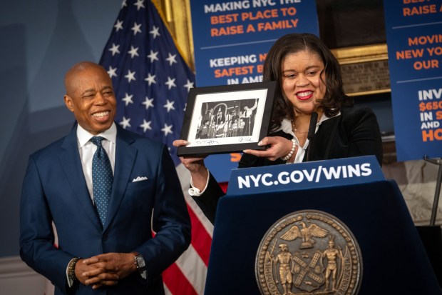 Director of Intergovernmental Affairs Tiffany Raspberry, pictured Monday at City Hall, will serve as deputy mayor for intergovernmental affairs. (Ed Reed / Mayoral Photography Office)