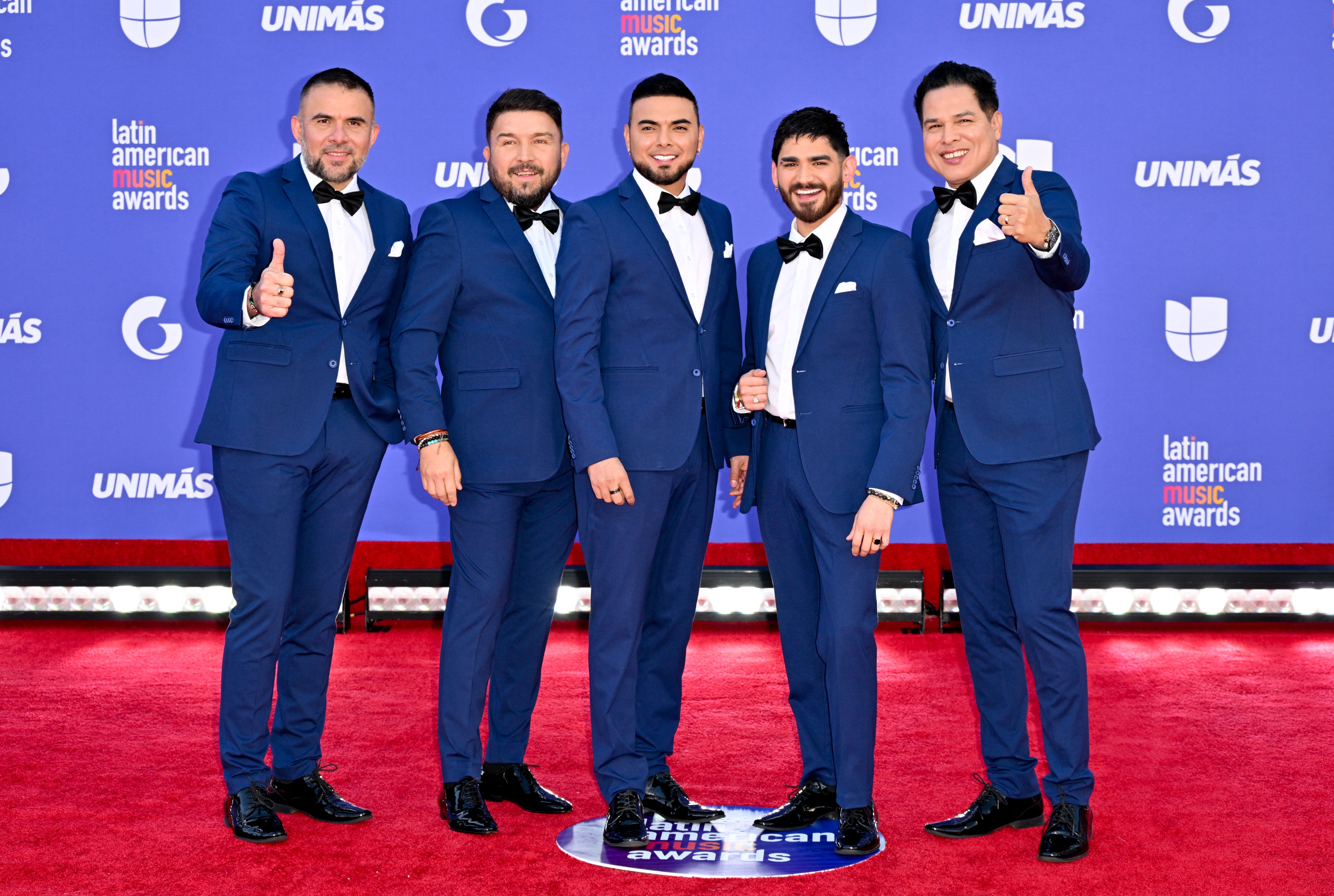 Banda El Recodo arrives for the 8th annual Latin American Music Awards at the MGM Grand Garden Arena in Las Vegas, Nev., on April 20, 2023. Banda El Recodo arrives for the 8th annual Latin American Music Awards at the MGM Grand Garden Arena in Las Vegas, Nev., on April 20, 2023.