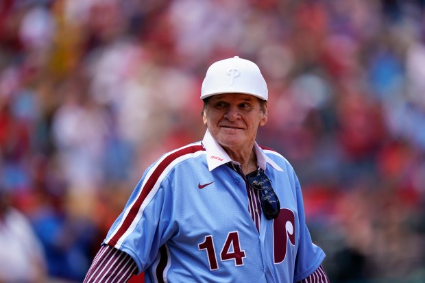 Pete Rose is dead at 83. (AP Photo/Matt Rourke)