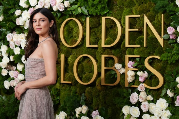 Monica Barbaro arrives at the 82nd Golden Globes on Sunday, Jan. 5, 2025, at the Beverly Hilton in Beverly Hills, Calif. 