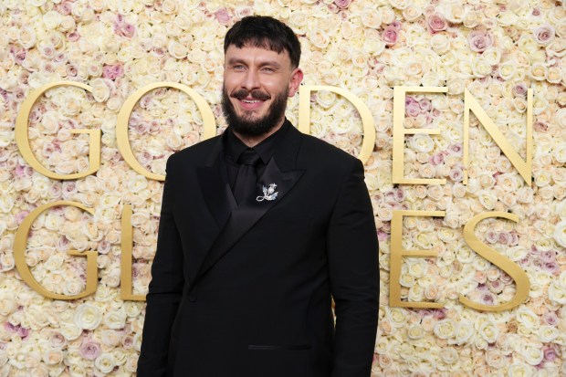 Richard Gadd arrives at the 82nd Golden Globes on Sunday, Jan. 5, 2025, at the Beverly Hilton in Beverly Hills, Calif.