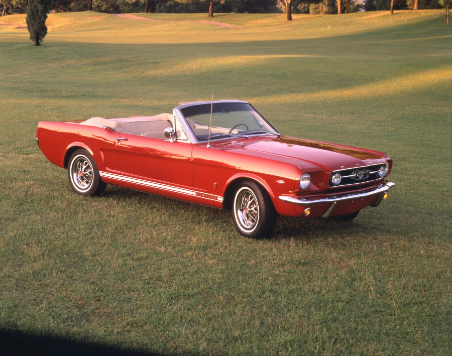 The Mustang convertible was the top-seller for its year with more than 72,000 models sold.
