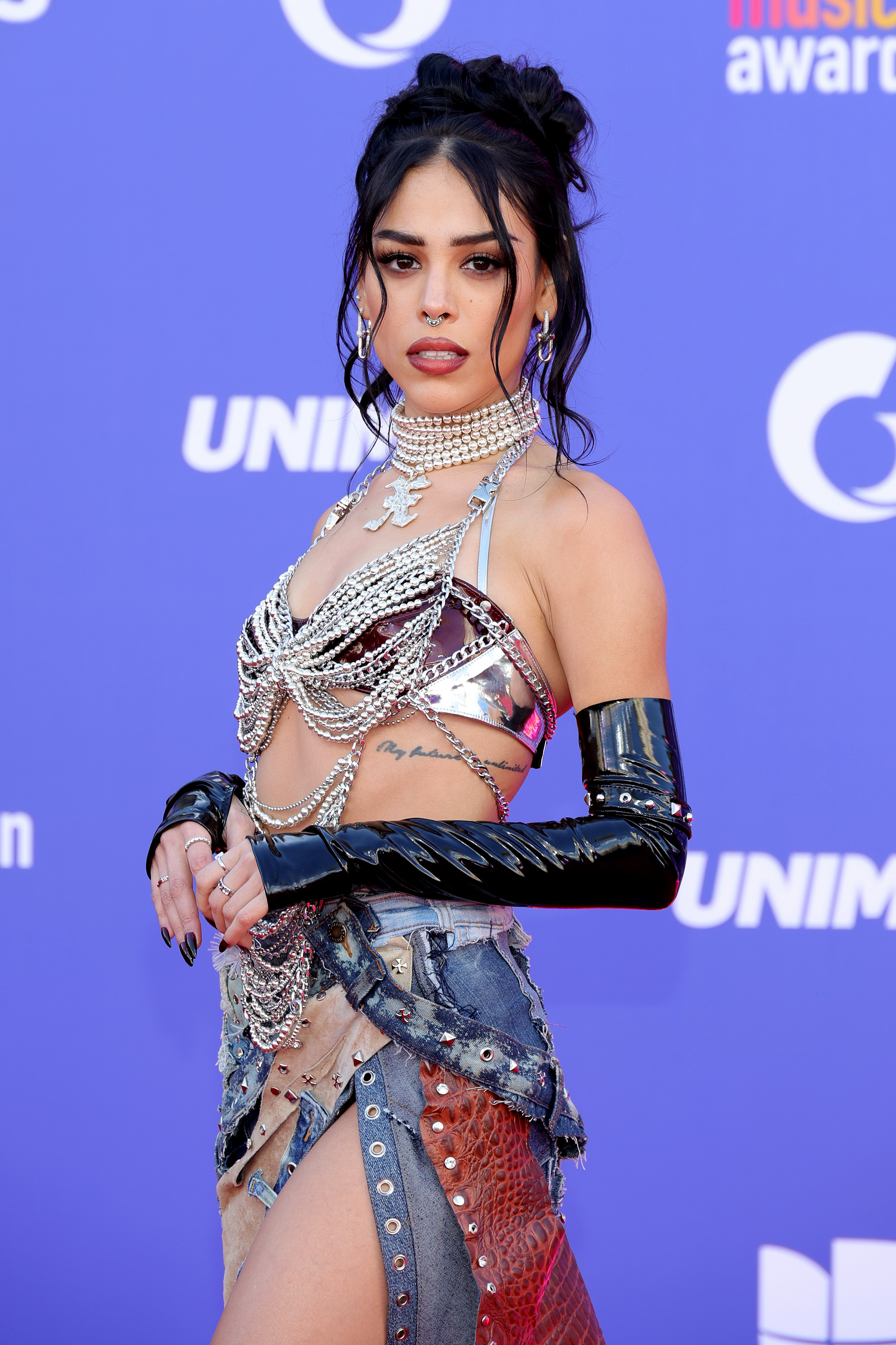 Danna Paola attends the 2023 Latin American Music Awards at MGM Grand Garden Arena on April 20, 2023, in Las Vegas, Nev. Danna Paola attends the 2023 Latin American Music Awards at MGM Grand Garden Arena on April 20, 2023, in Las Vegas, Nev.