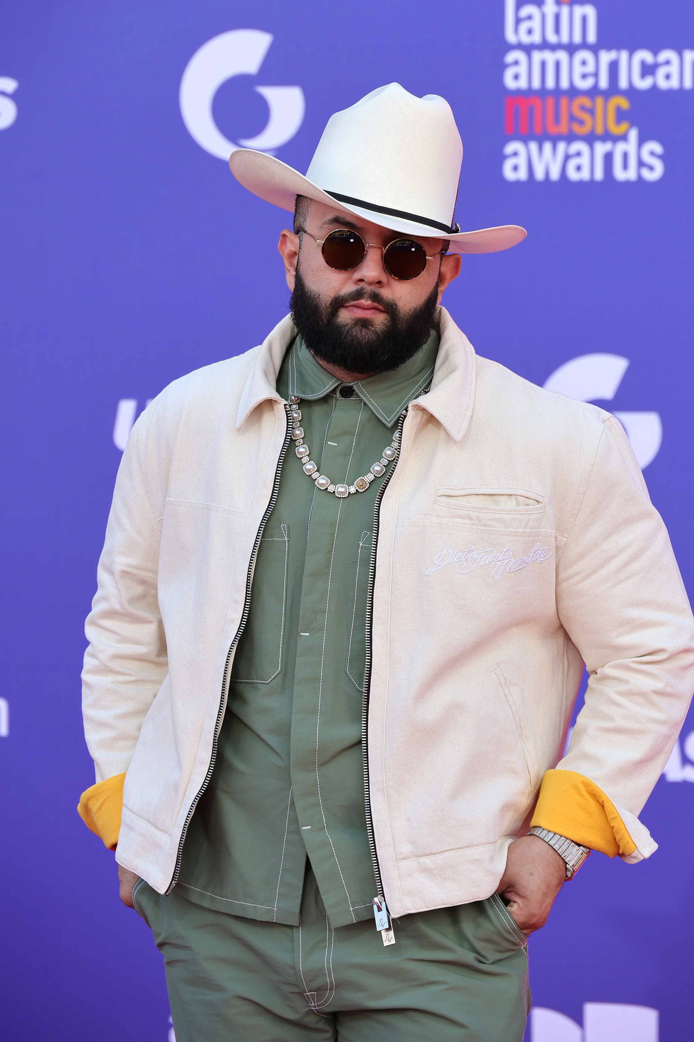 Carin León attends the 2023 Latin American Music Awards at MGM Grand Garden Arena on April 20, 2023, in Las Vegas, Nev. Carin León attends the 2023 Latin American Music Awards at MGM Grand Garden Arena on April 20, 2023, in Las Vegas, Nev.