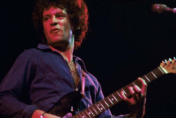 American singer, songwriter, guitarist, and keyboardist Eric Carmen, former member of The Raspberries, performs at Alex Cooley's Electric Ballroom on November 10, 1975 in Atlanta, Georgia, United States. (Photo by Tom Hill/WireImage)