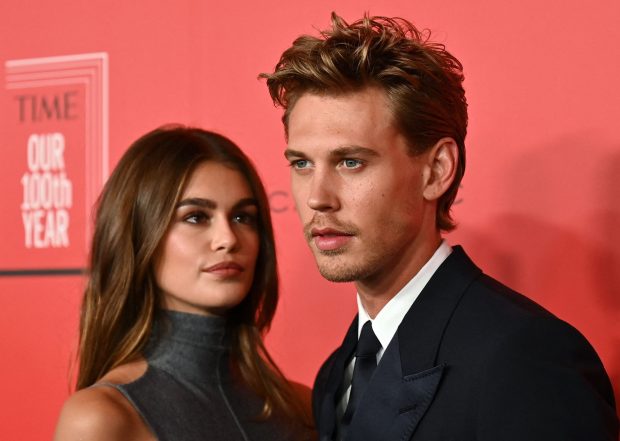 Kaia Gerber and Austin Butler.