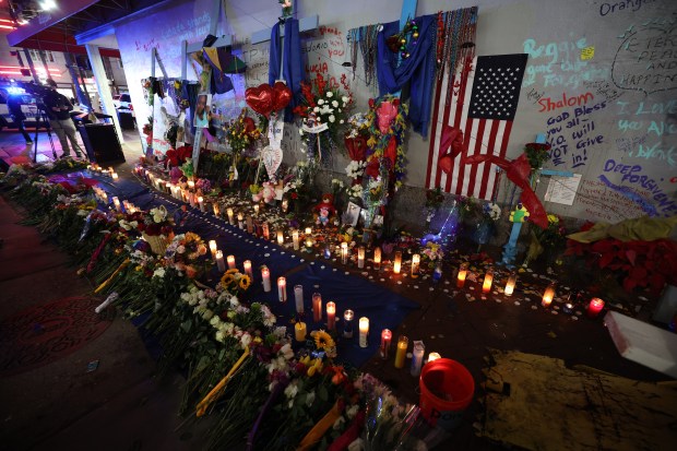 NEW ORLEANS, LOUISIANA - JANUARY 04: Scenes from a vigil held for people killed on Bourbon street are seen on January 04, 2025 in New Orleans, Louisiana. At least 14 people were killed on Bourbon Street when a person allegedly drove into a crowd in the early morning hours of New Year's Day Dozens more were injured after a suspect in a rented pickup truck allegedly drove around barricades and through a crowd of New Year's revelers on Bourbon Street. The suspect then got out of the car, opened fire on police officers, and was subsequently killed by law enforcement. (Photo by Chris Graythen/Getty Images)