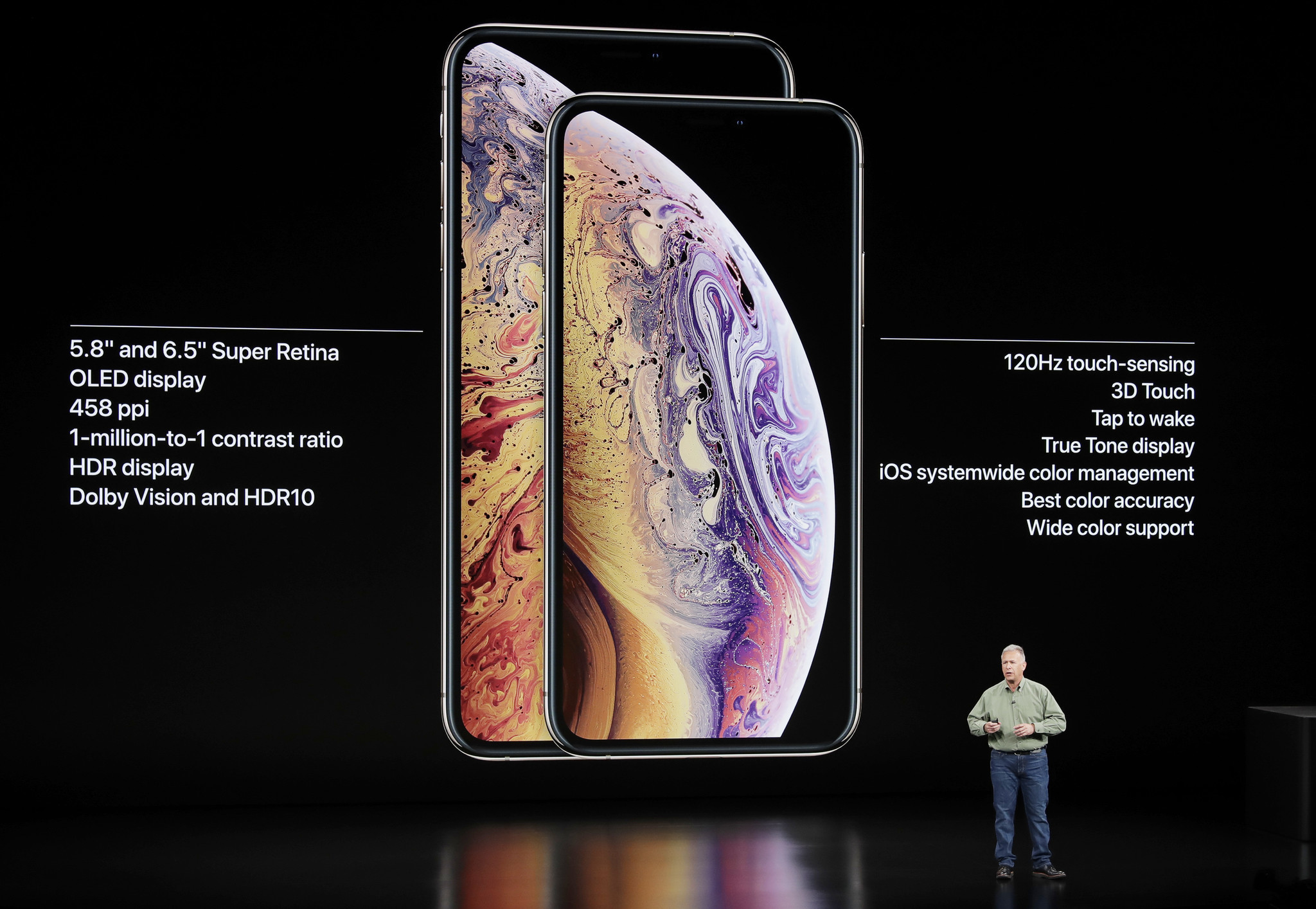 Apple unveiled the newest model of their iPhone on Sept. 12, 2018 at the company's annual event showcasing new products. The iPhone Xs will feature a 5.8