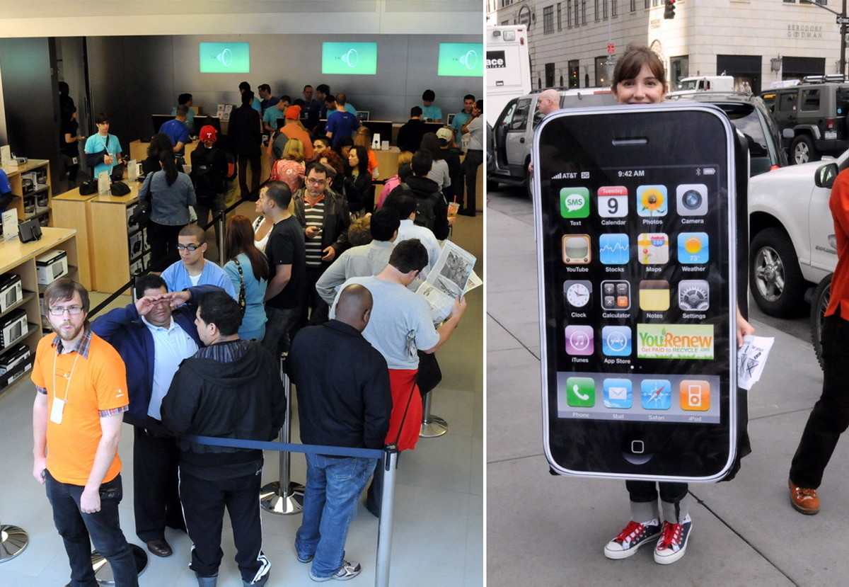 Needless to say, the 3Gs drew crowds of people around the world, all eager to stay up to date with Apple latest and greatest products. The phone hit stores on June 19, 2009 and featured 8GB, 16GB and 32GB models.