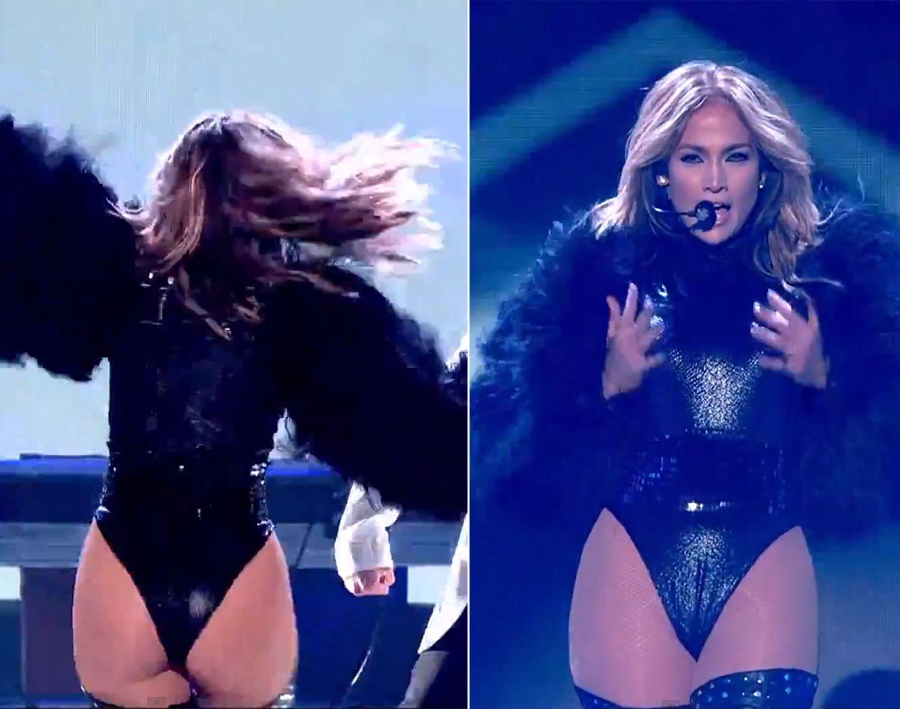 Jennifer Lopez flashed more of her famous figure than parents were comfortable with on the show 