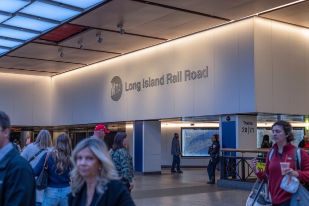 LIRR inside Penn Station (Shutterstock) 