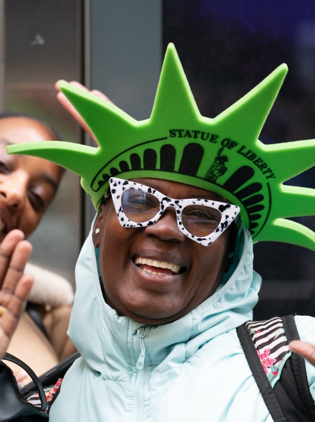 Fans and New York Liberty players celebrate during a ticker-tape parade in Manhattan's 'Canyon of Heroes' the following the Liberty's WNBA Championship win on Thursday, Oct. 22, 2024, in New York City. (Barry Williams for New York Daily News)