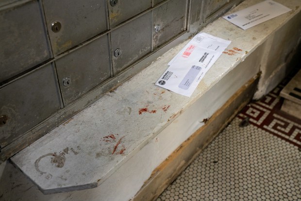 A man armed with a knife was rushed to Lincoln Hospital after he was shot by NYPD officers in a building on E. 148th St. in the Bronx on Sunday, Jan. 12, 2025. (Theodore Parisienne / New York Daily News)