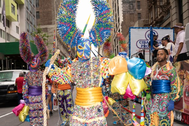 The Dominican Day Parade on 6th Avenue in Manhattan on Sunday August 11, 2024. 1232. (Theodore Parisienne for New York Daily News)