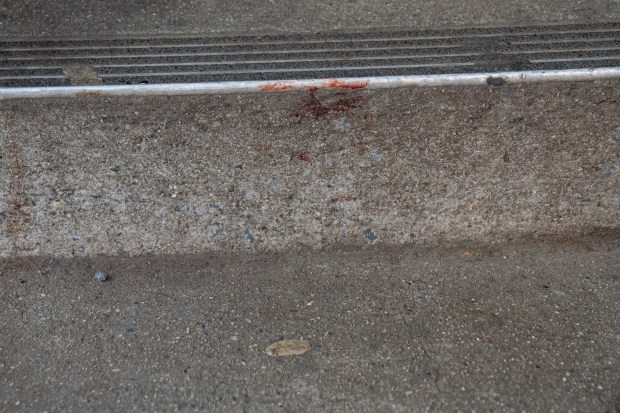 A 17-year-old boy was rushed to Methodist Hospital after he was shot in the abdomen in front of the Dr. Susan S. McKinney Secondary School of The Arts at 101 Park Avenue in Brooklyn on Thursday Jan. 2, 2025. (Theodore Parisienne / New York Daily News)