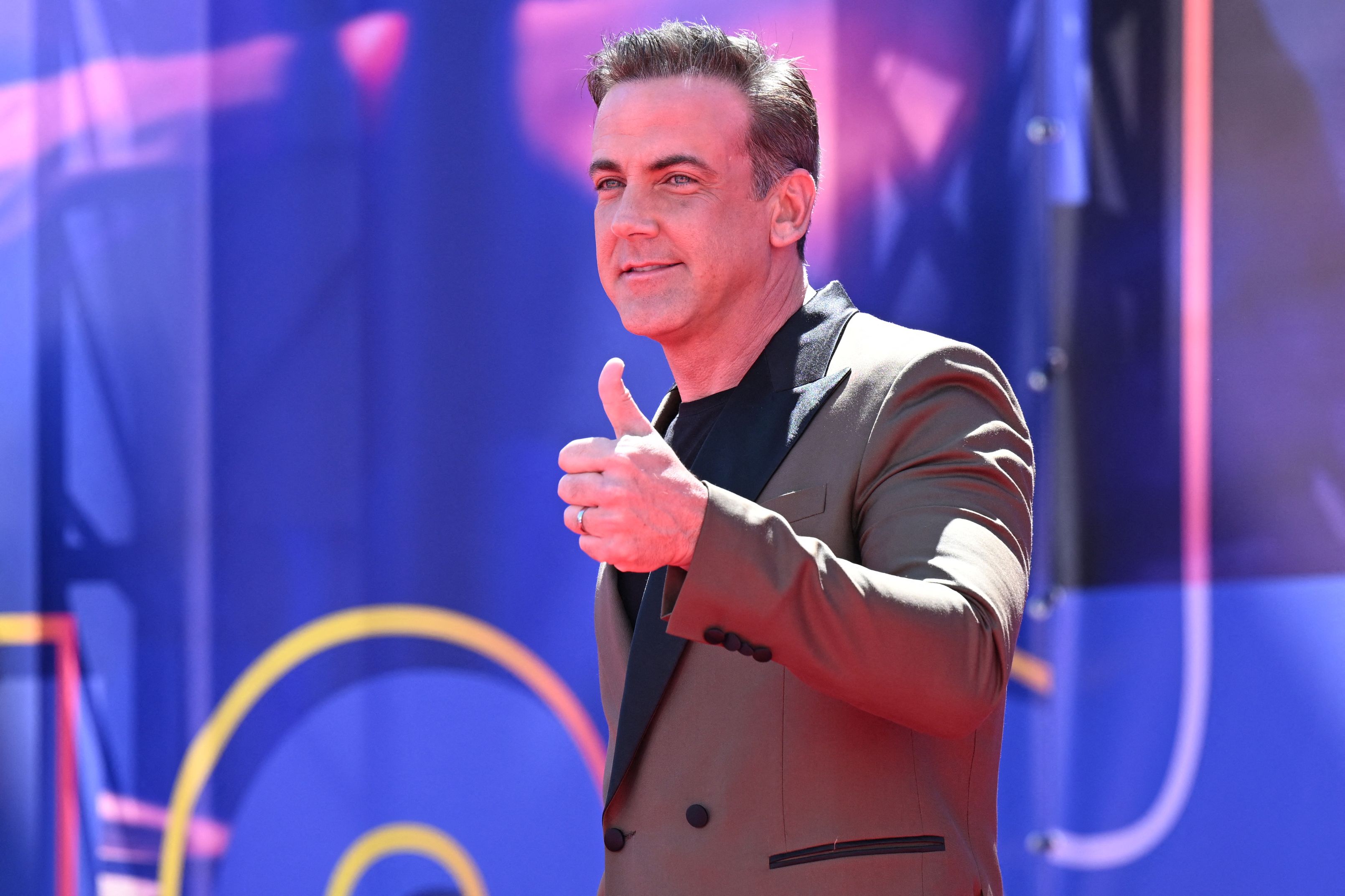 Carlos Ponce arrives for the 8th annual Latin American Music Awards at the MGM Grand Garden Arena in Las Vegas, Nev., on April 20, 2023. Carlos Ponce arrives for the 8th annual Latin American Music Awards at the MGM Grand Garden Arena in Las Vegas, Nev., on April 20, 2023.