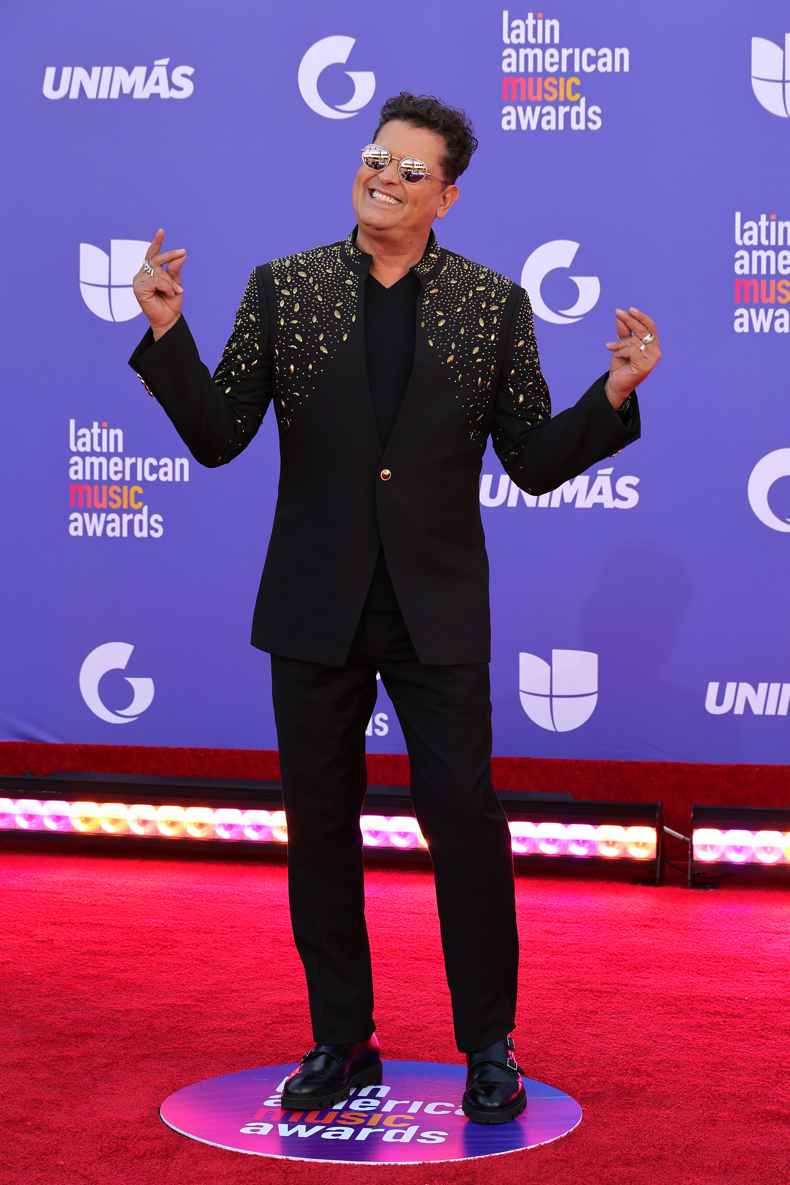 Carlos Vives attends the 2023 Latin American Music Awards at MGM Grand Garden Arena on April 20, 2023, in Las Vegas, Nev. Carlos Vives attends the 2023 Latin American Music Awards at MGM Grand Garden Arena on April 20, 2023, in Las Vegas, Nev.