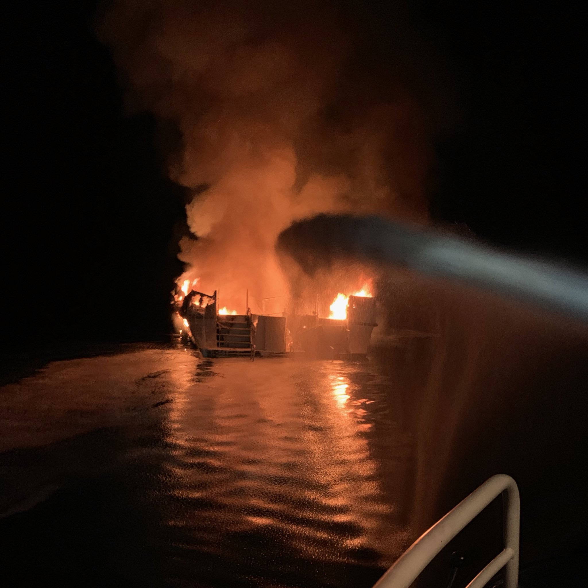 The fire on the Conception dive boat started in the early morning of Sept. 2, 2019, while passengers and crew members were sleeping. Of the 39 people on board, six crew members and 33 passengers were killed. Five crew, including the captain, were able to escape.